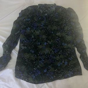 Botanical garden Ann Taylor shirt - XS petite